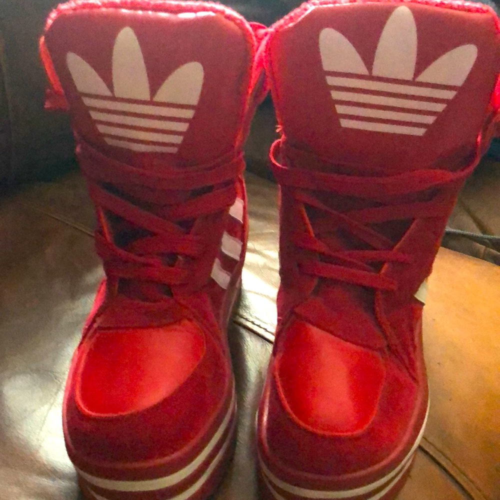 High Top Wedge Sneakers